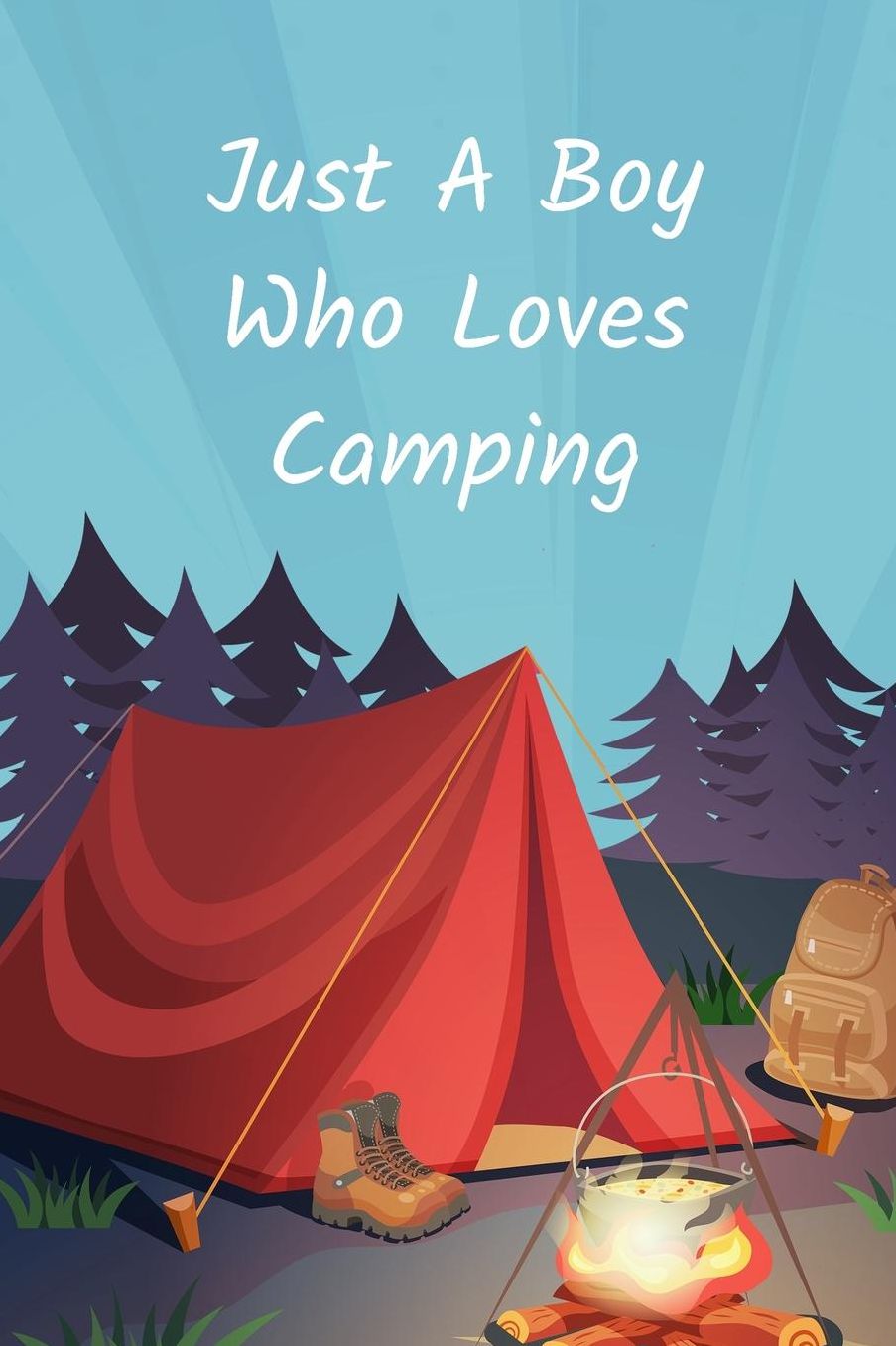 Journal & Sketchbook (119 Pages) - Summer Camp Journal Kids, Family Camping
