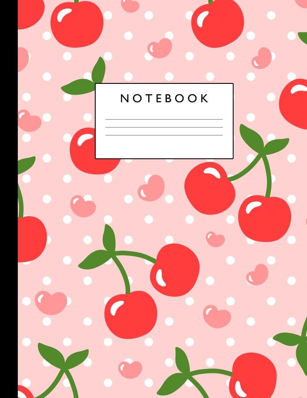 Notebook: Cute Lined Journal Ruled Composition Note Book to Draw and Write In - School Supplies for Elementary, Highschool and College (8.5 x 11 Size 100 Writing Pages) Cover Design 283
