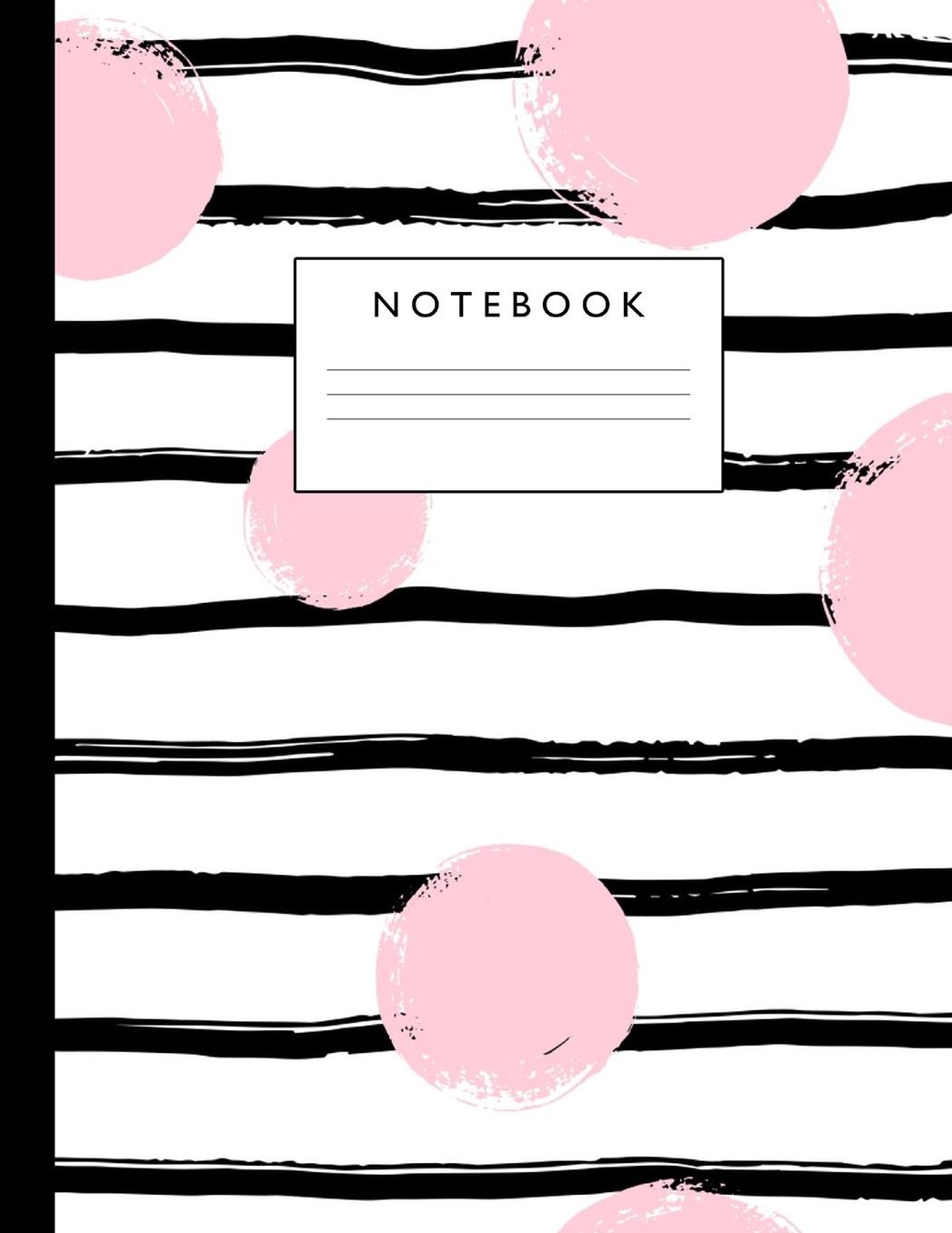 Notebook: Cute Lined Journal Ruled Composition Note Book to Draw and Write In - School Supplies for Elementary, Highschool and College (8.5 x 11 Size 100 Writing Pages) Cover Design 286