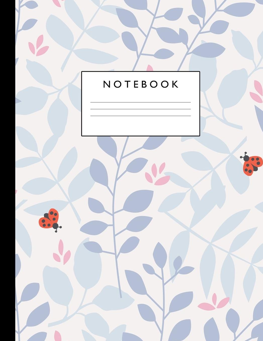 Notebook: Cute Lined Journal Ruled Composition Note Book to Draw and Write In - School Supplies for Elementary, Highschool and College (8.5 x 11 Size 100 Writing Pages) Cover Design 296