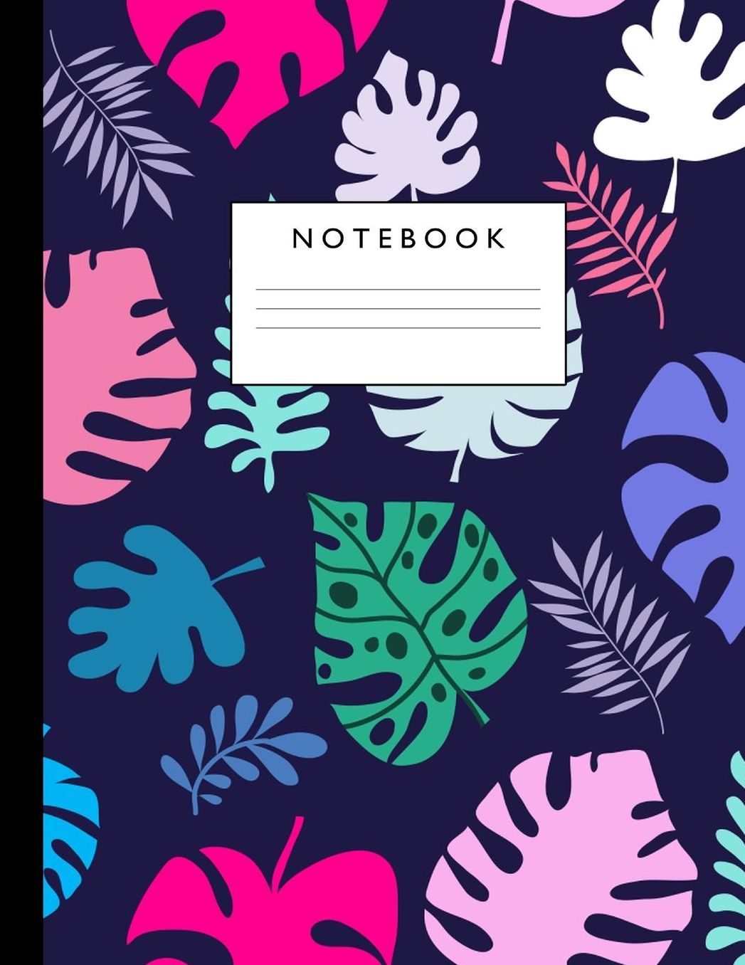 Notebook: Cute Lined Journal Ruled Composition Note Book to Draw and Write In - School Supplies for Elementary, Highschool and College (8.5 x 11 Size 100 Writing Pages) Cover Design 297