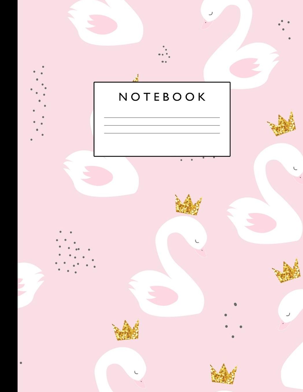 Notebook: Cute Lined Journal Ruled Composition Note Book to Draw and Write In - School Supplies for Elementary, Highschool and College (8.5 x 11 Size 100 Writing Pages) Cover Design 301