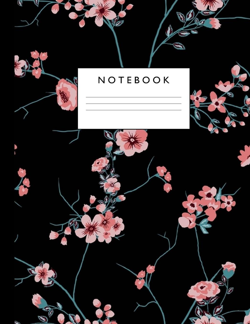 Notebook: Cute Lined Journal Ruled Composition Note Book to Draw and Write In - School Supplies for Elementary, Highschool and College (8.5 x 11 Size 100 Writing Pages) Cover Design 304