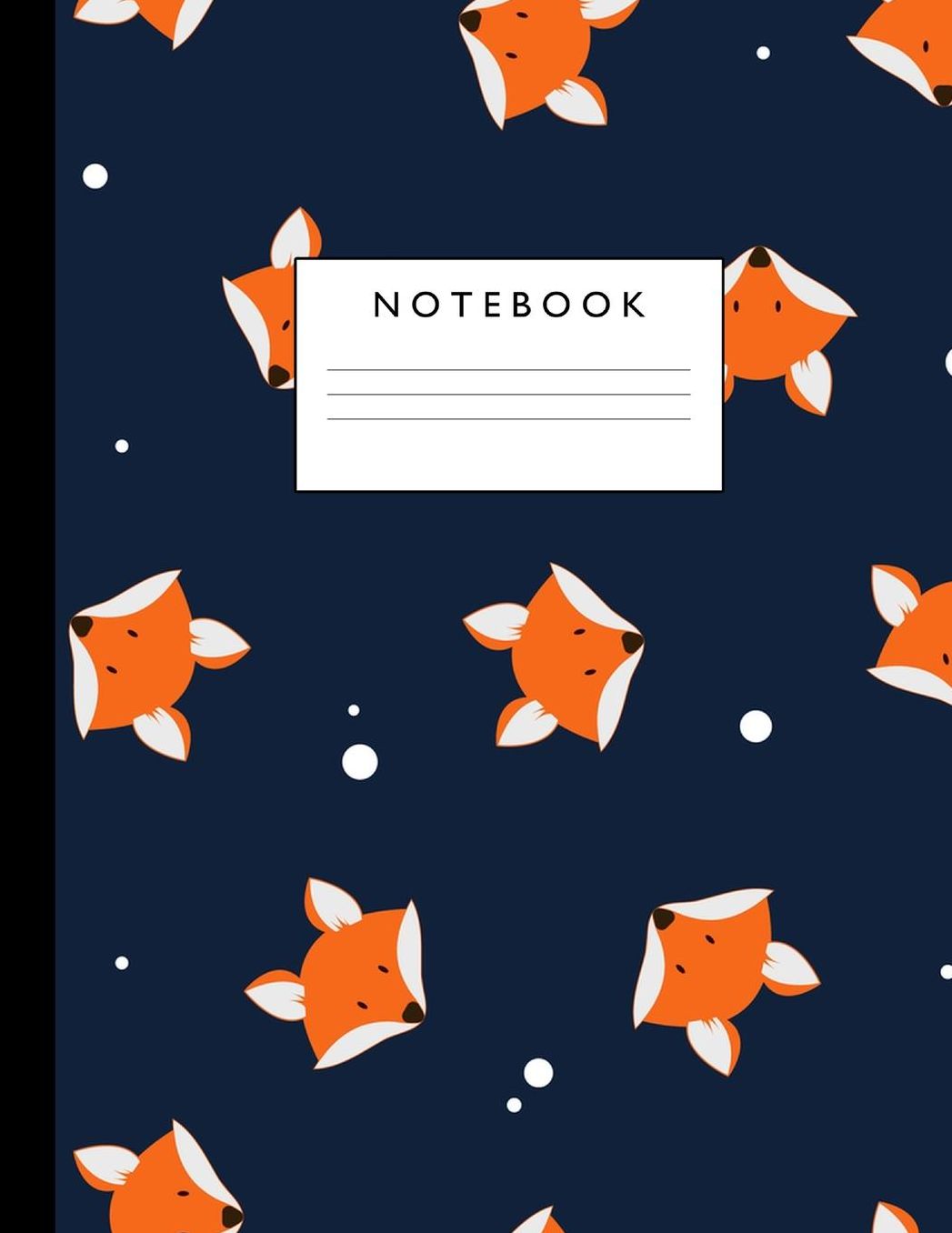 Notebook: Cute Lined Journal Ruled Composition Note Book to Draw and Write In - School Supplies for Elementary, Highschool and College (8.5 x 11 Size 100 Writing Pages) Cover Design 305