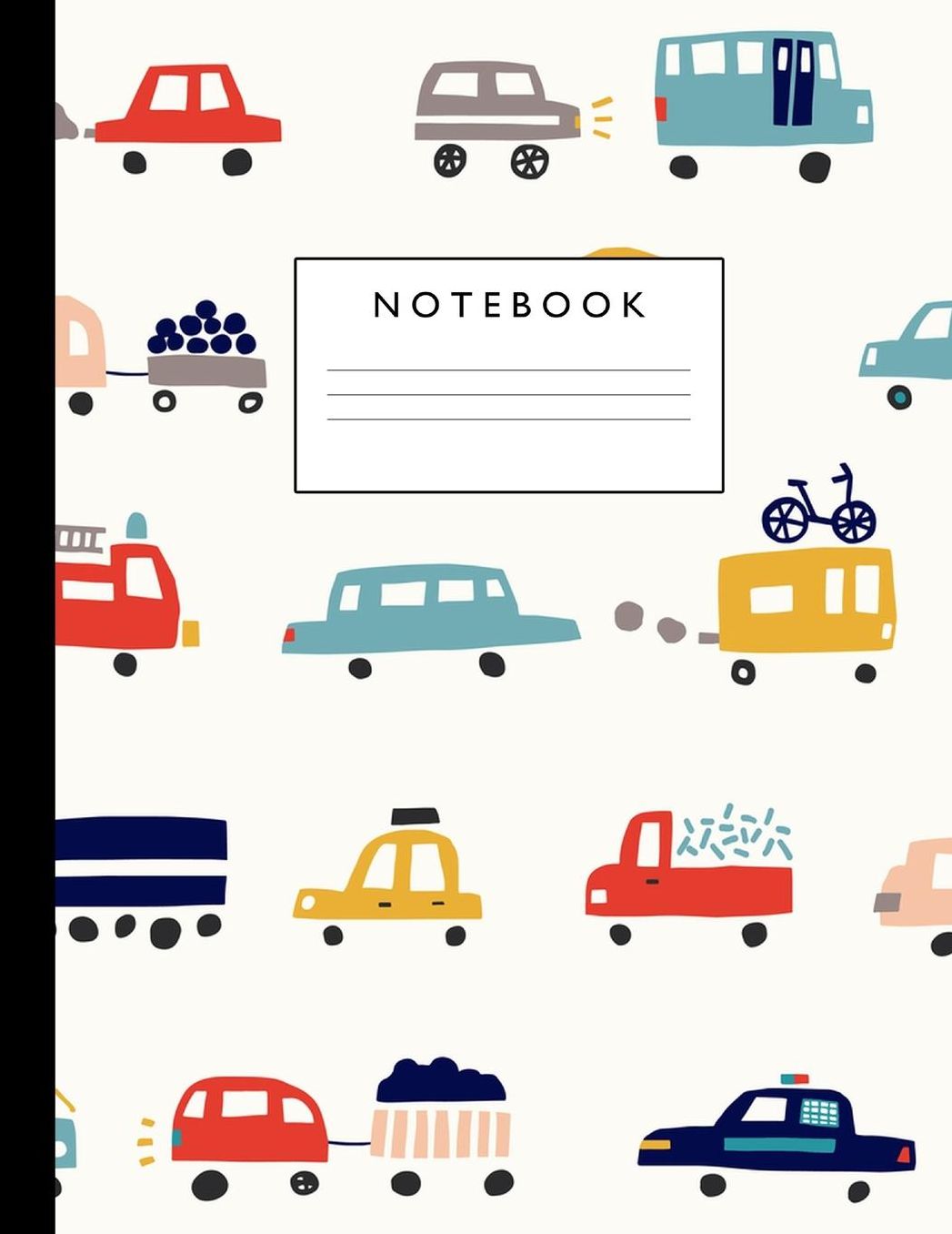 Notebook: Cute Lined Journal Ruled Composition Note Book to Draw and Write In - School Supplies for Elementary, Highschool and College (8.5 x 11 Size 100 Writing Pages) Cover Design 310