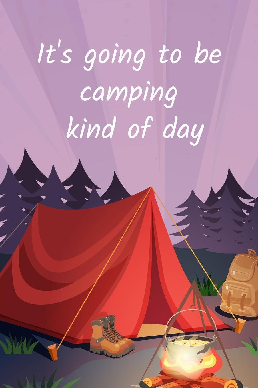Journal & Sketchbook (119 Pages) - Summer Camp Journal Kids, Family Camping