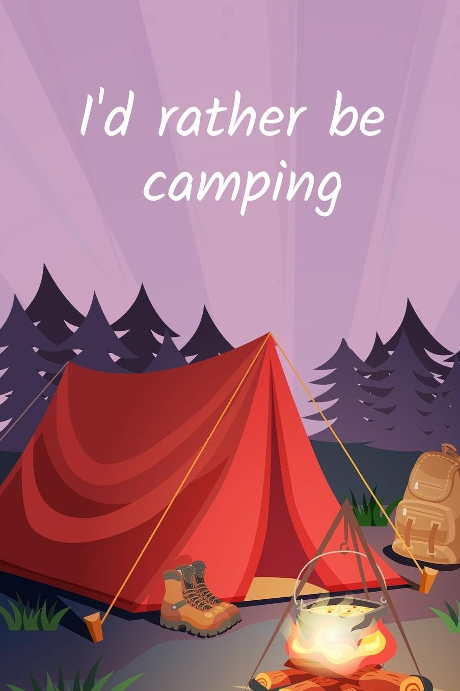 Journal & Sketchbook (119 Pages) - Summer Camp Journal Kids, Family Camping