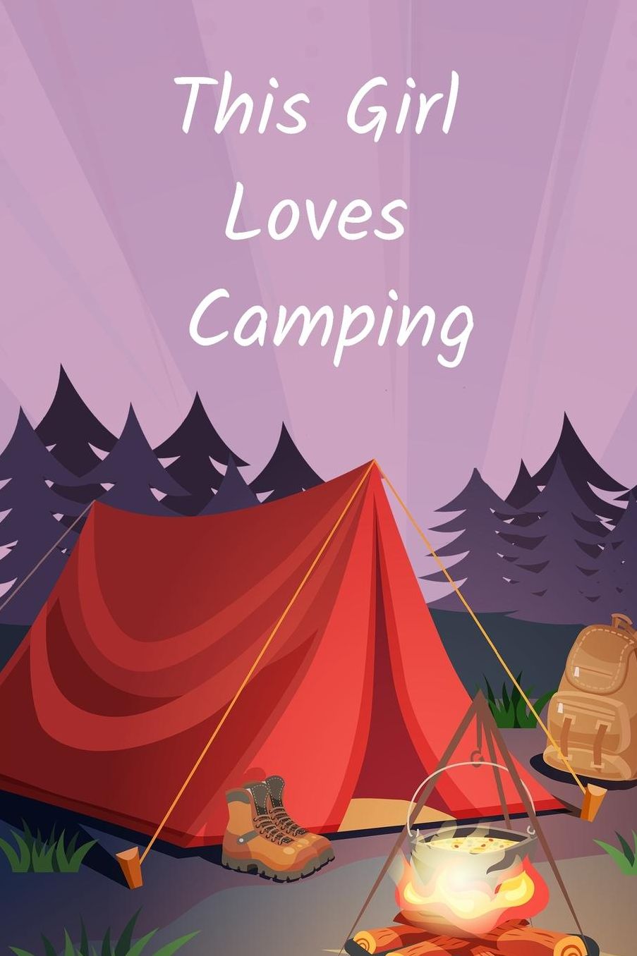 Journal & Sketchbook (119 Pages) - Summer Camp Journal Kids, Family Camping