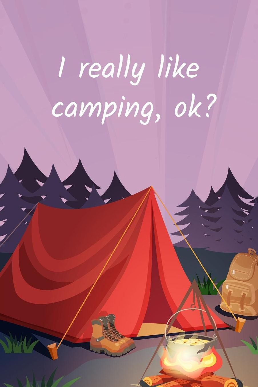 Journal & Sketchbook (119 Pages) - Summer Camp Journal Kids, Family Camping
