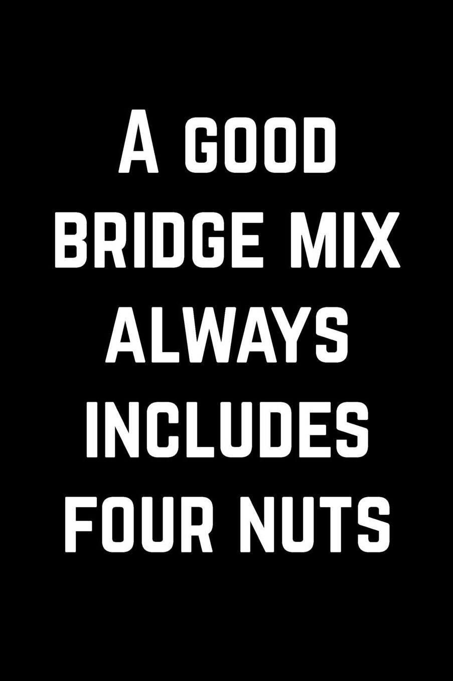 Gift Notebook for Bridge Players, Blank Lined Journal A Good Bridge Mix: College Ruled