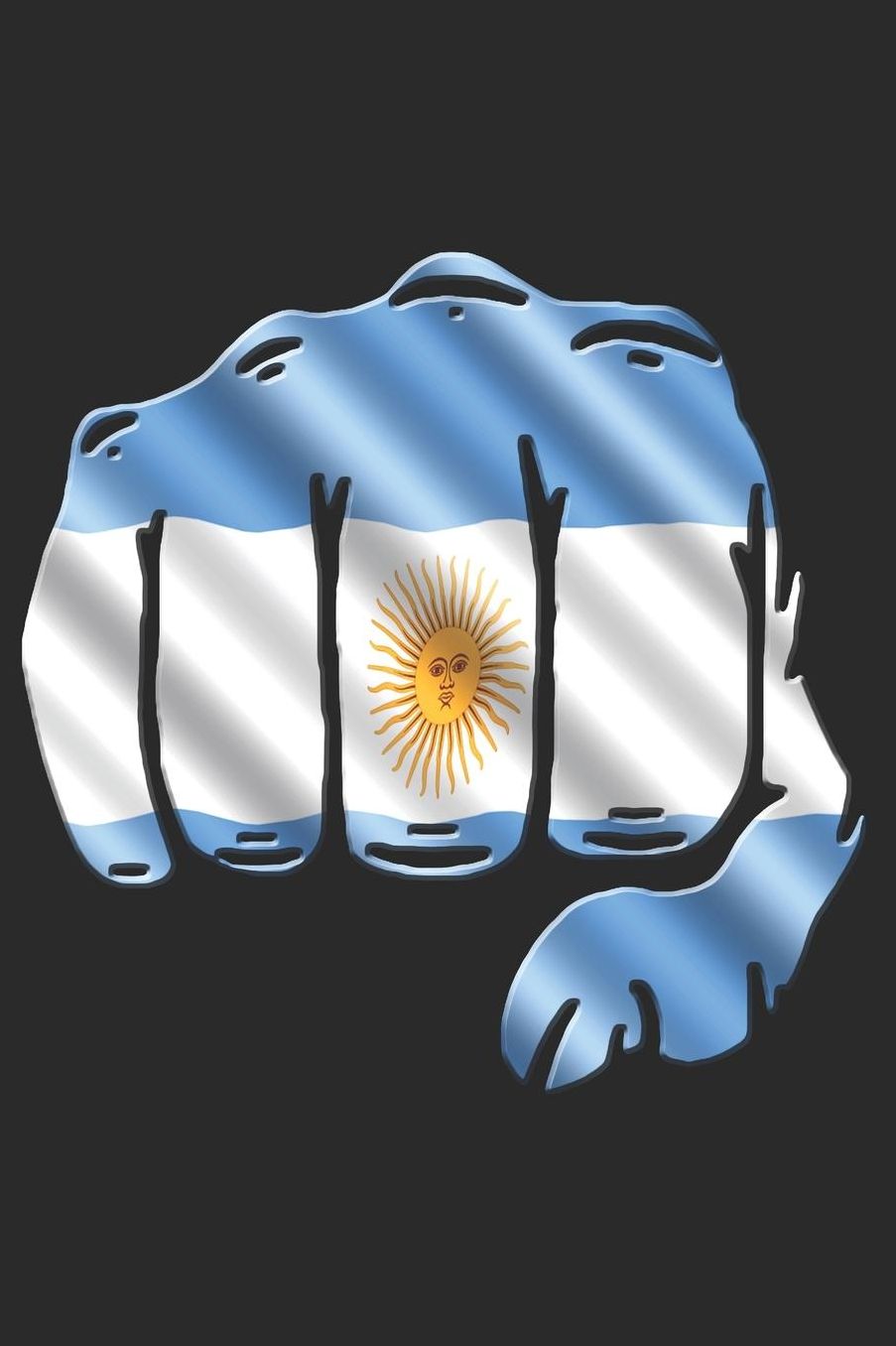 Argentina Notebook: Argentina Flag Notebook, Travel Journal to write in, College Ruled Journey Diary