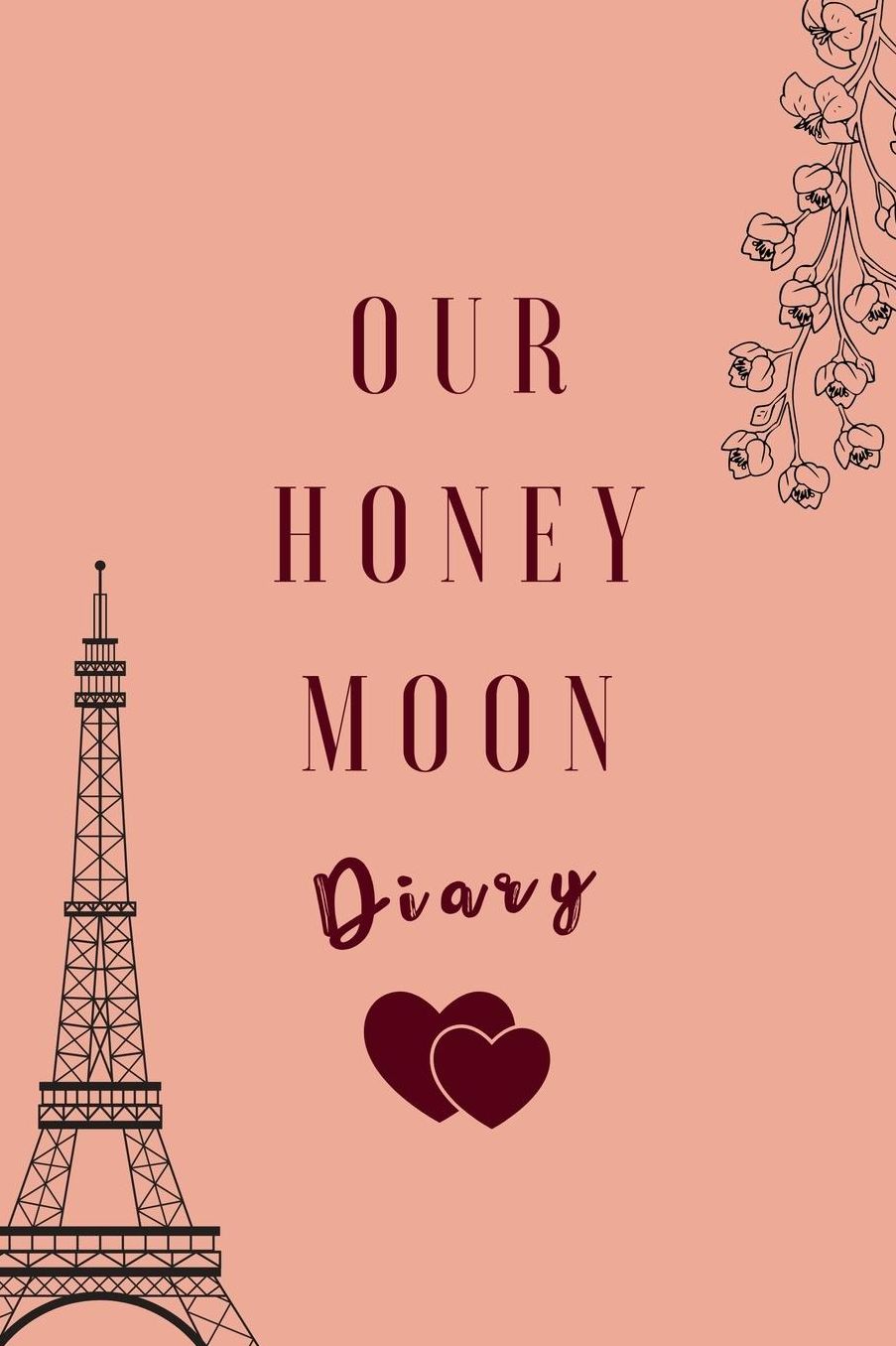 Our Honey Moon Diary: A5 52 weeks calendar unique wedding gift for bride or groom honeymoon journal engagement present planner bridal shower giftidea