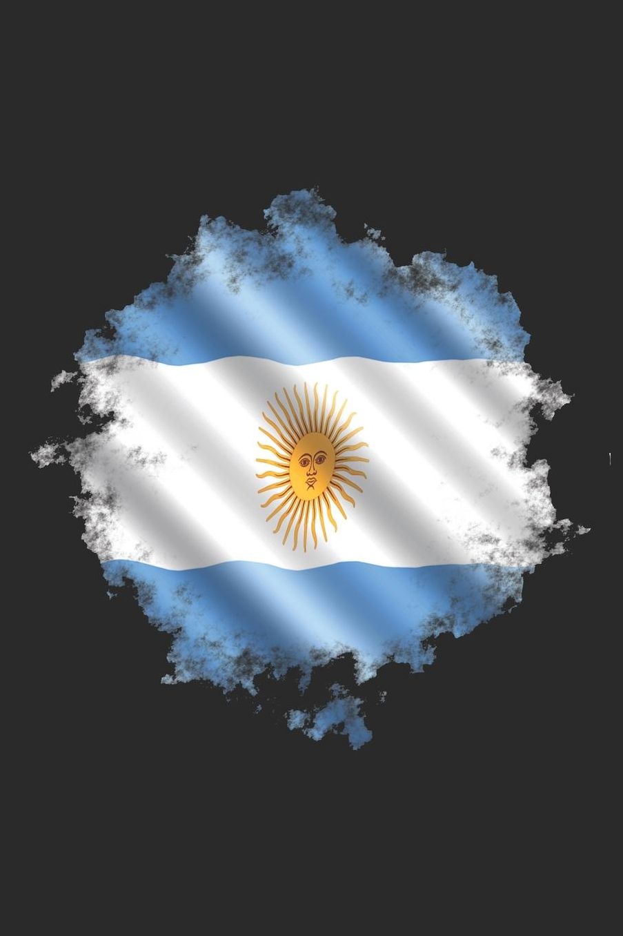 Argentina Notebook: Argentina Flag Notebook, Travel Journal to write in, College Ruled Journey Diary