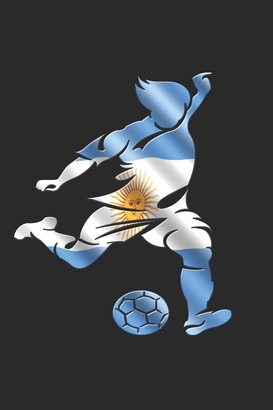 Argentina Notebook: Argentina Flag Notebook, Travel Journal to write in, College Ruled Journey Diary