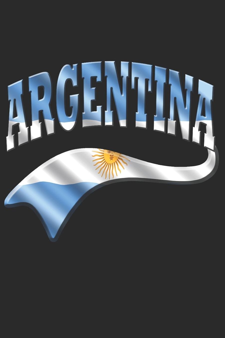 Argentina Notebook: Argentina Flag Notebook, Travel Journal to write in, College Ruled Journey Diary