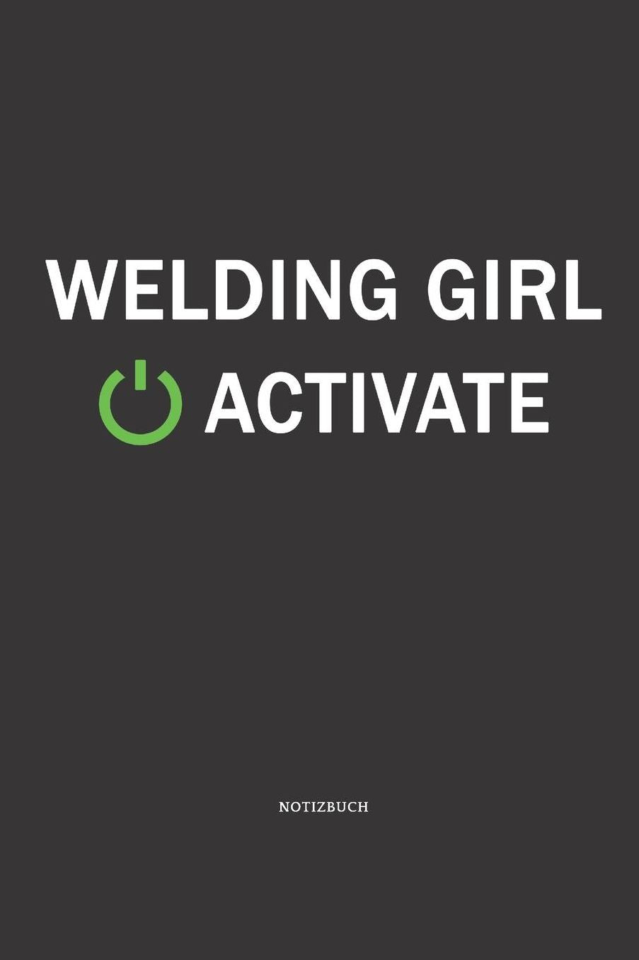Notizbuch: Welder Girl Mandala Notizbuch / Tagebuch / Journal mit 120 leeren Linierte Seiten Groï¿½e Frauen, Mï¿½dchen, Schweiï¿½er, familie