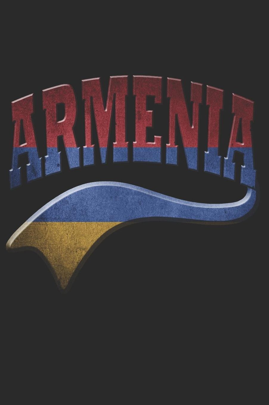 Armenia Notebook: Armenia Flag Notebook, Travel Journal to write in, College Ruled Journey Diary