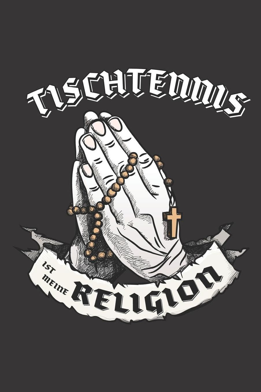 Tischtennis Ist Meine Religion: DIN A5 6x9 I 120 Seiten I Kariert I Notizbuch I Notizheft I Notizblock I Geschenk I Geschenkidee