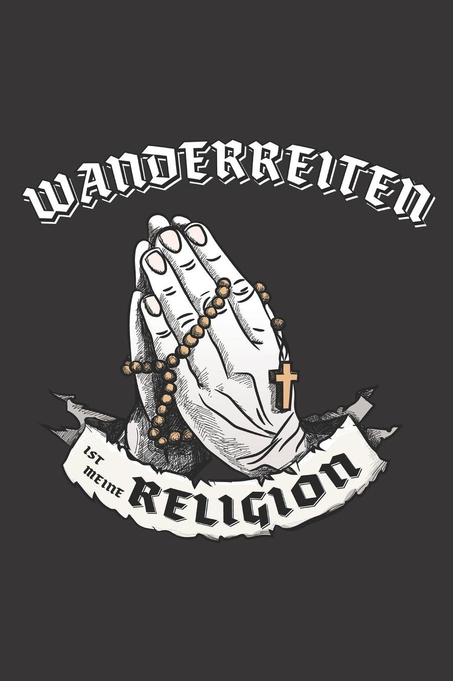 Wanderreiten Ist Meine Religion: DIN A5 6x9 I 120 Seiten I Kariert I Notizbuch I Notizheft I Notizblock I Geschenk I Geschenkidee