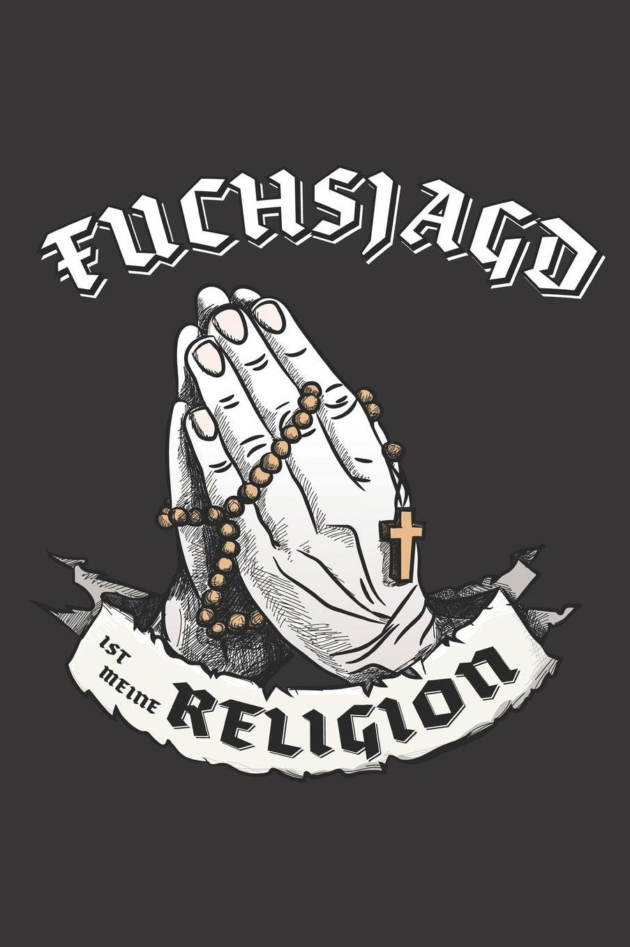 Fuchsjagd Ist Meine Religion: DIN A5 6x9 I 120 Seiten I Kariert I Notizbuch I Notizheft I Notizblock I Geschenk I Geschenkidee