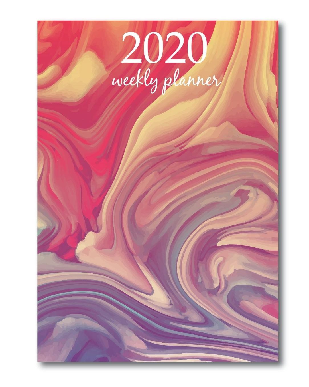 2020 Weekly Planner: Calendar Schedule Organizer Appointment Journal Notebook and Action day With Inspirational Quotes Art design