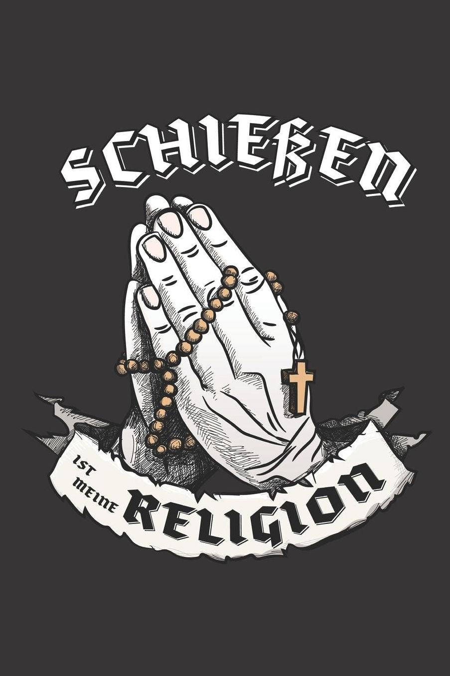 Schiessen Ist Meine Religion: DIN A5 6x9 I 120 Seiten I Kariert I Notizbuch I Notizheft I Notizblock I Geschenk I Geschenkidee