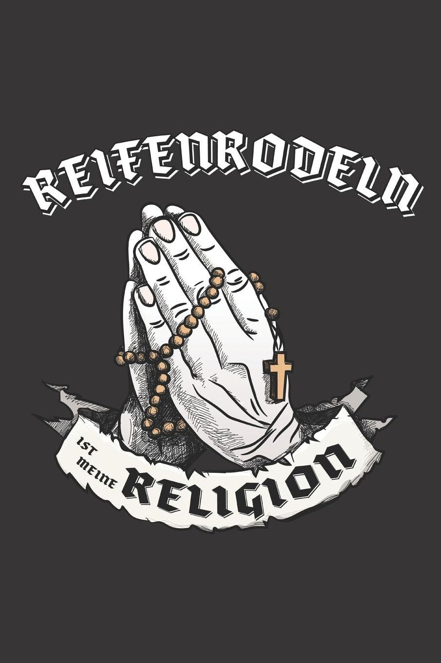 Reifenrodeln Ist Meine Religion: DIN A5 6x9 I 120 Seiten I Kariert I Notizbuch I Notizheft I Notizblock I Geschenk I Geschenkidee