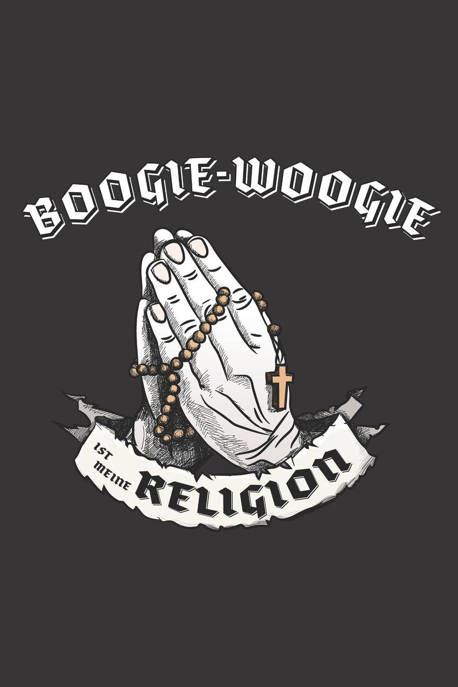 Boogie-Woogie Ist Meine Religion: DIN A5 6x9 I 120 Seiten I Kariert I Notizbuch I Notizheft I Notizblock I Geschenk I Geschenkidee