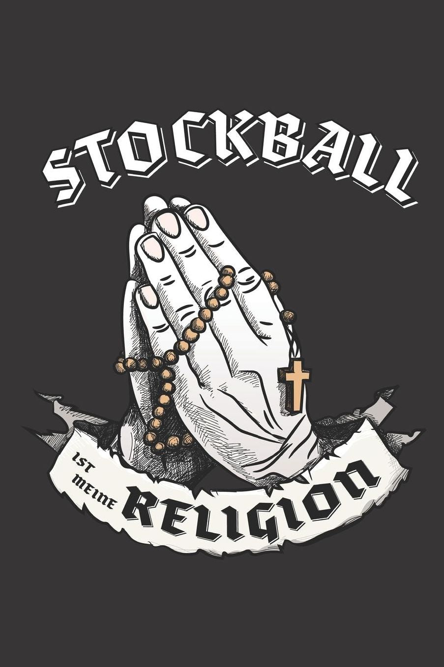 Stockball Ist Meine Religion: DIN A5 6x9 I 120 Seiten I Kariert I Notizbuch I Notizheft I Notizblock I Geschenk I Geschenkidee