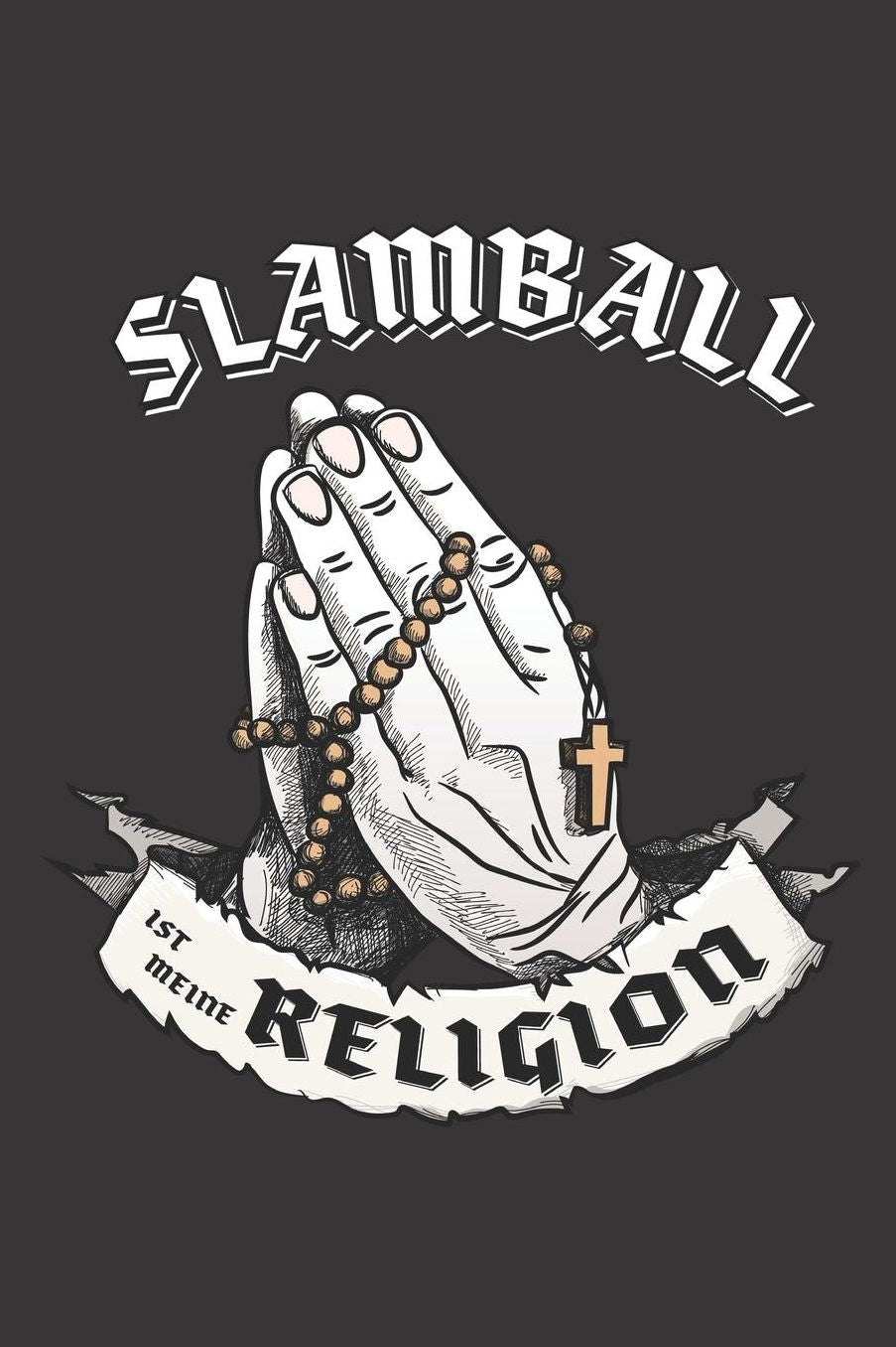 Slamball Ist Meine Religion: DIN A5 6x9 I 120 Seiten I Kariert I Notizbuch I Notizheft I Notizblock I Geschenk I Geschenkidee