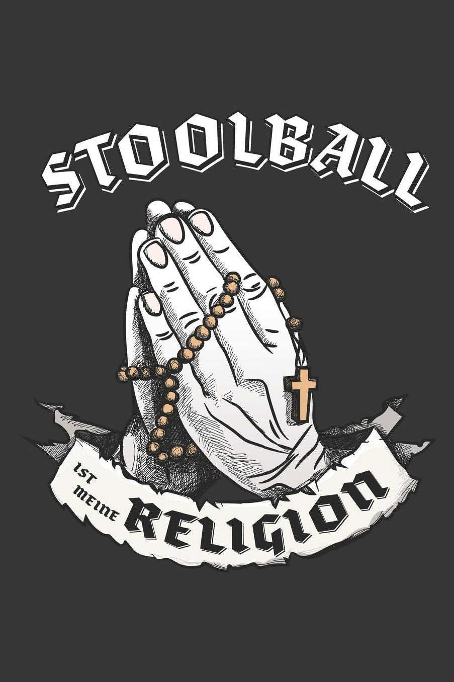 Stoolball Ist Meine Religion: DIN A5 6x9 I 120 Seiten I Kariert I Notizbuch I Notizheft I Notizblock I Geschenk I Geschenkidee