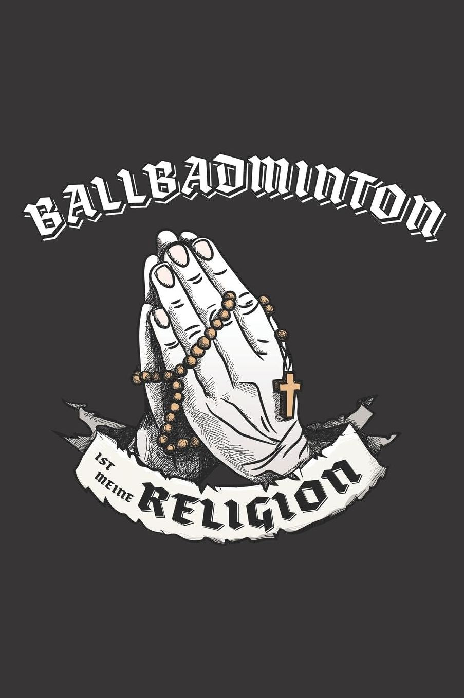 Ballbadminton Ist Meine Religion: DIN A5 6x9 I 120 Seiten I Kariert I Notizbuch I Notizheft I Notizblock I Geschenk I Geschenkidee
