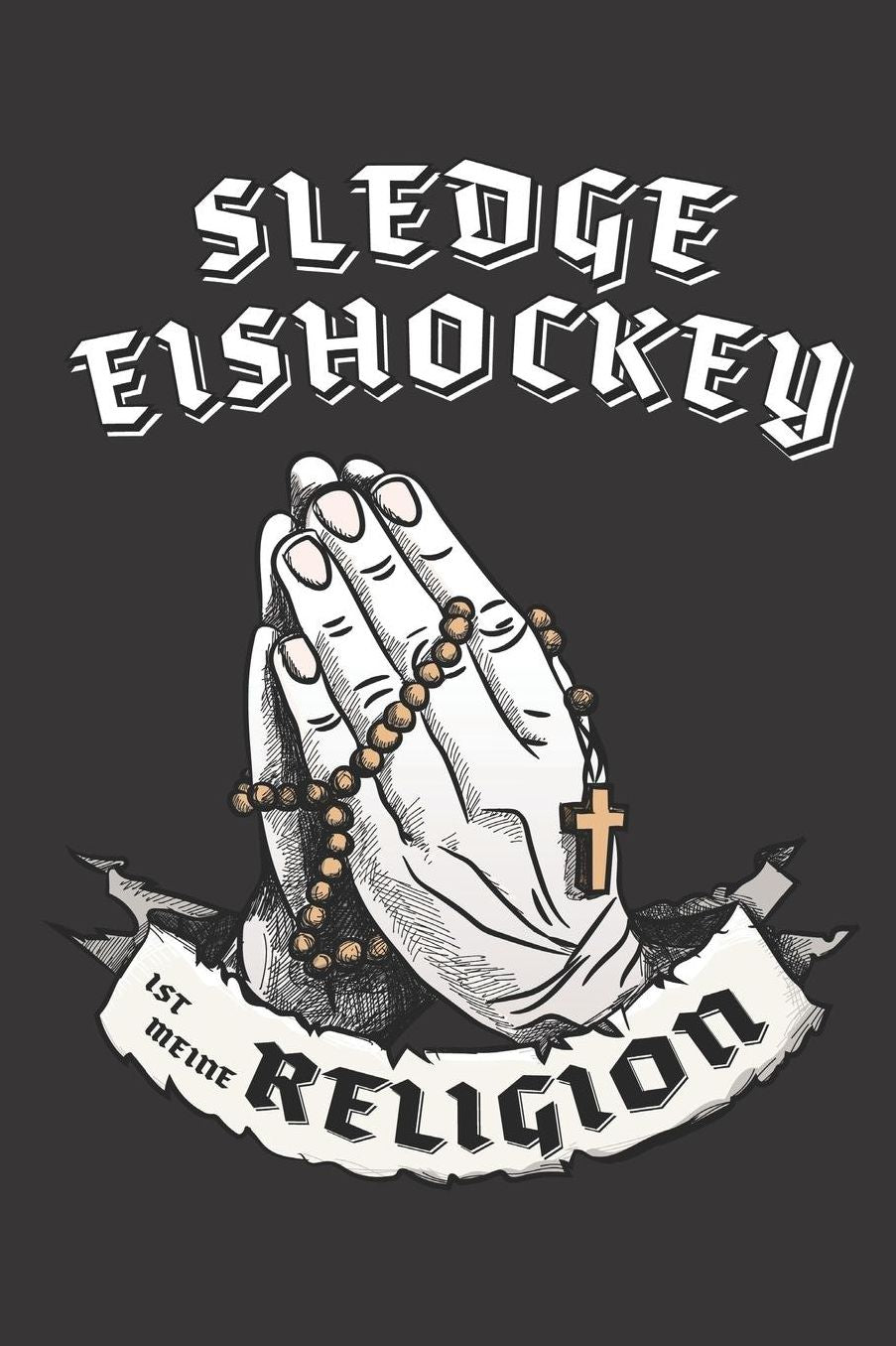 Sledge Eishockey Ist Meine Religion: DIN A5 6x9 I 120 Seiten I Kariert I Notizbuch I Notizheft I Notizblock I Geschenk I Geschenkidee