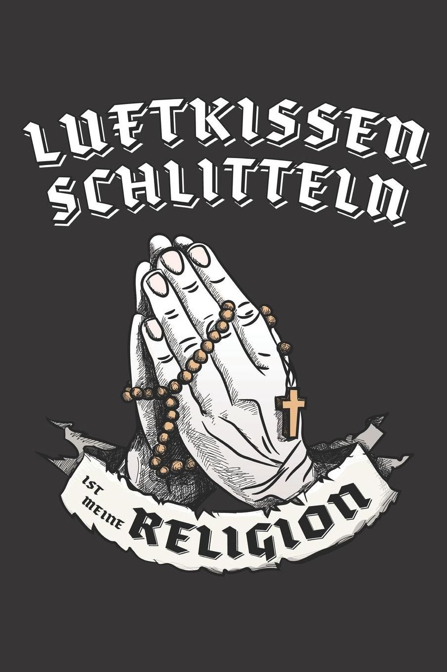 Luftkissenschlitteln Ist Meine Religion: DIN A5 6x9 I 120 Seiten I Kariert I Notizbuch I Notizheft I Notizblock I Geschenk I Geschenkidee