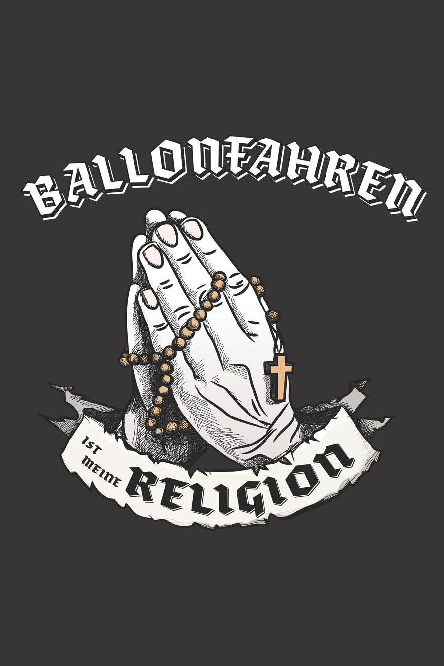 Ballonfahren Ist Meine Religion: DIN A5 6x9 I 120 Seiten I Kariert I Notizbuch I Notizheft I Notizblock I Geschenk I Geschenkidee