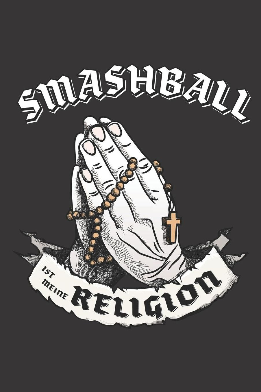 Smashball Ist Meine Religion: DIN A5 6x9 I 120 Seiten I Kariert I Notizbuch I Notizheft I Notizblock I Geschenk I Geschenkidee