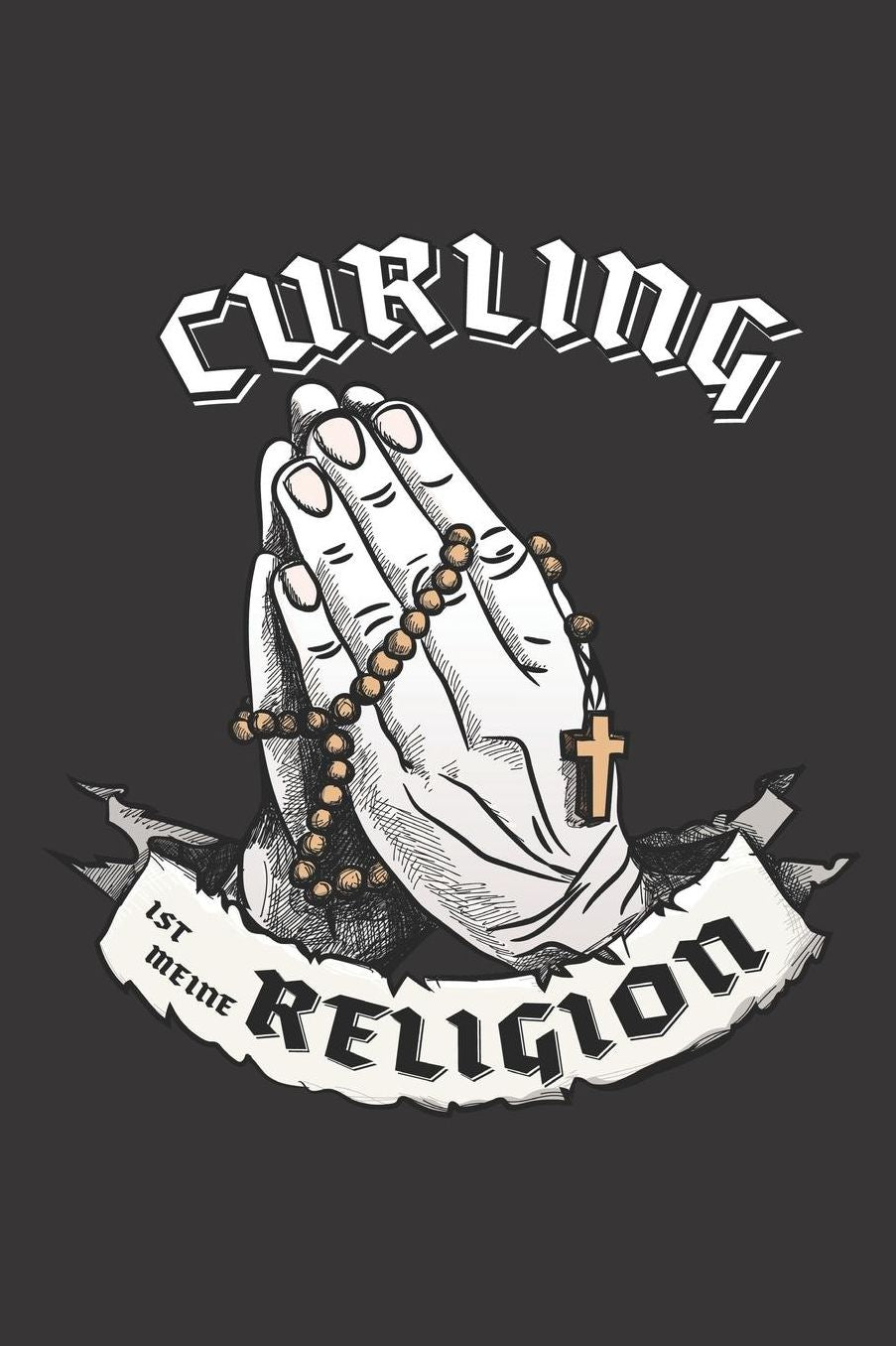 Curling Ist Meine Religion: DIN A5 6x9 I 120 Seiten I Kariert I Notizbuch I Notizheft I Notizblock I Geschenk I Geschenkidee