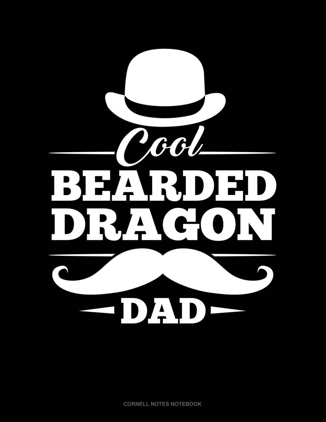 Cool Bearded Dragon Dad: Cornell Notes Notebook