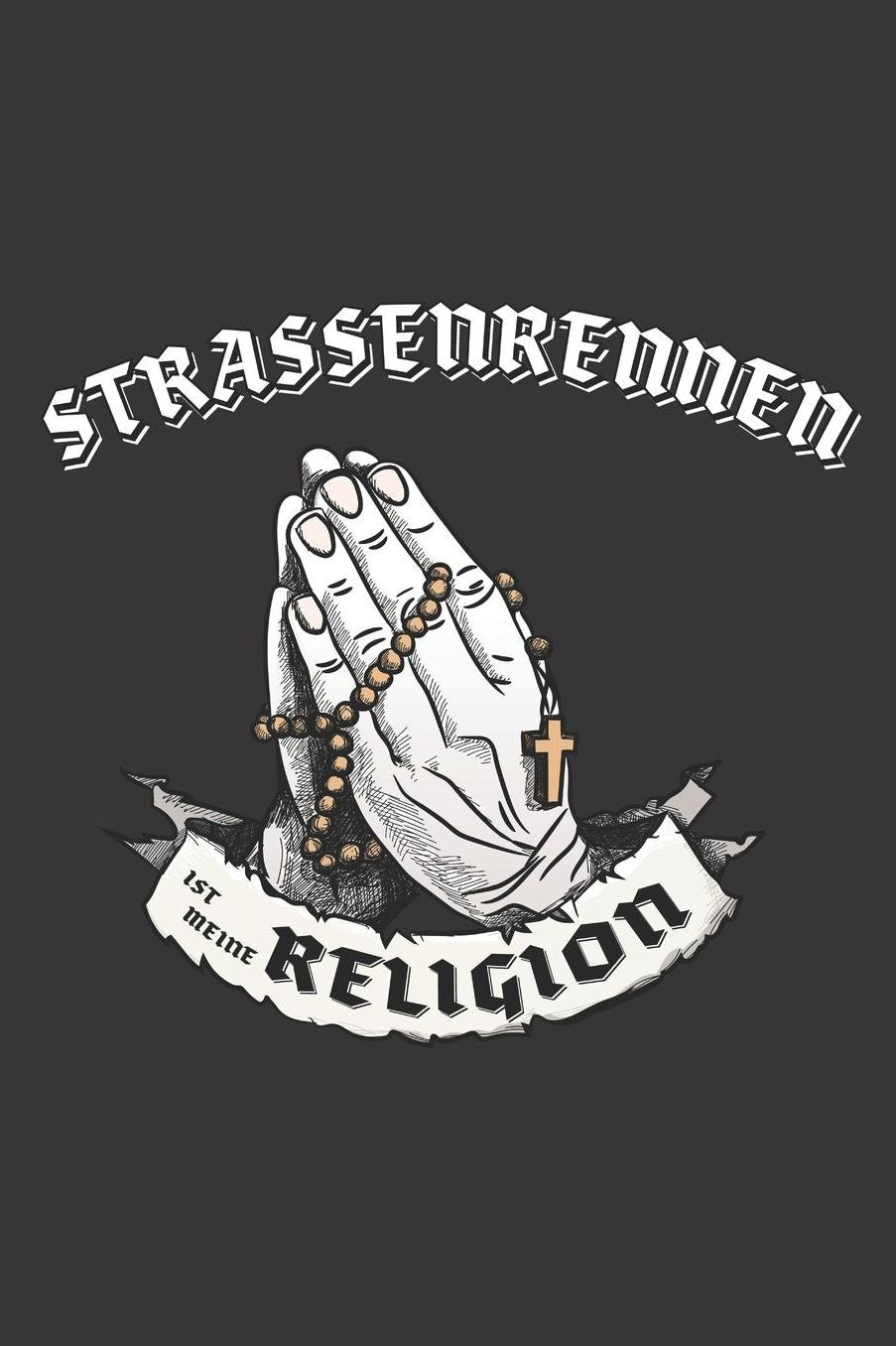 Strassenrennen Ist Meine Religion: DIN A5 6x9 I 120 Seiten I Kariert I Notizbuch I Notizheft I Notizblock I Geschenk I Geschenkidee