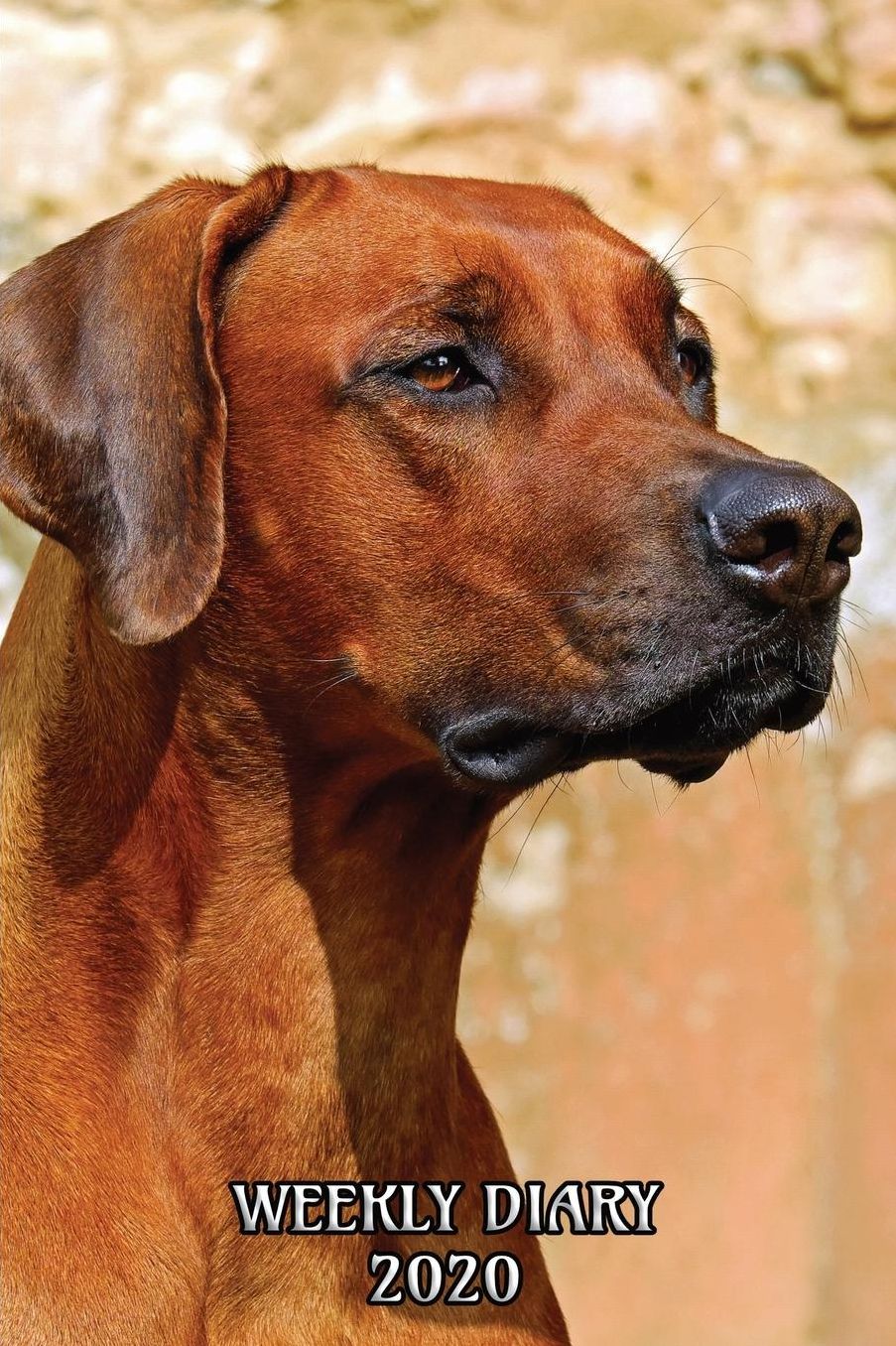 Weekly Diary 2020: Weekly Planner with added extras in the Diary - Rhodesian Ridgeback Dog Cover