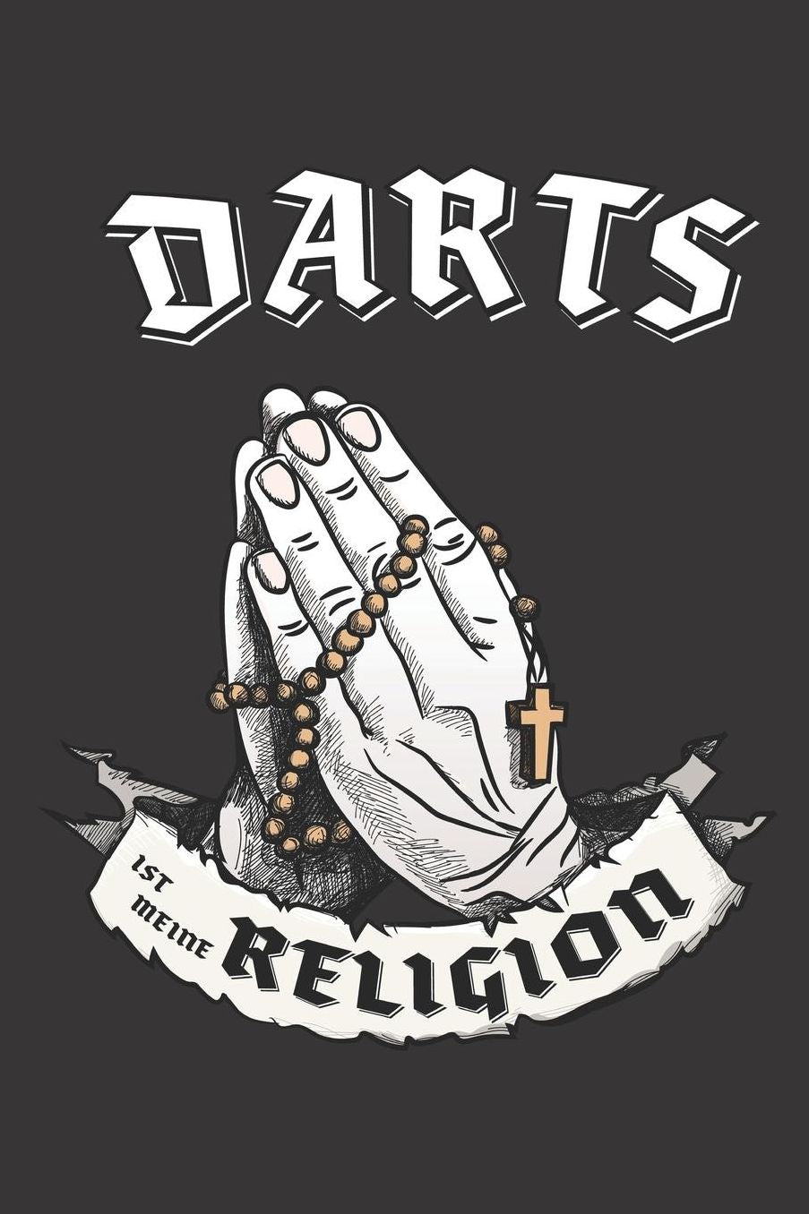 Darts Ist Meine Religion: DIN A5 6x9 I 120 Seiten I Kariert I Notizbuch I Notizheft I Notizblock I Geschenk I Geschenkidee