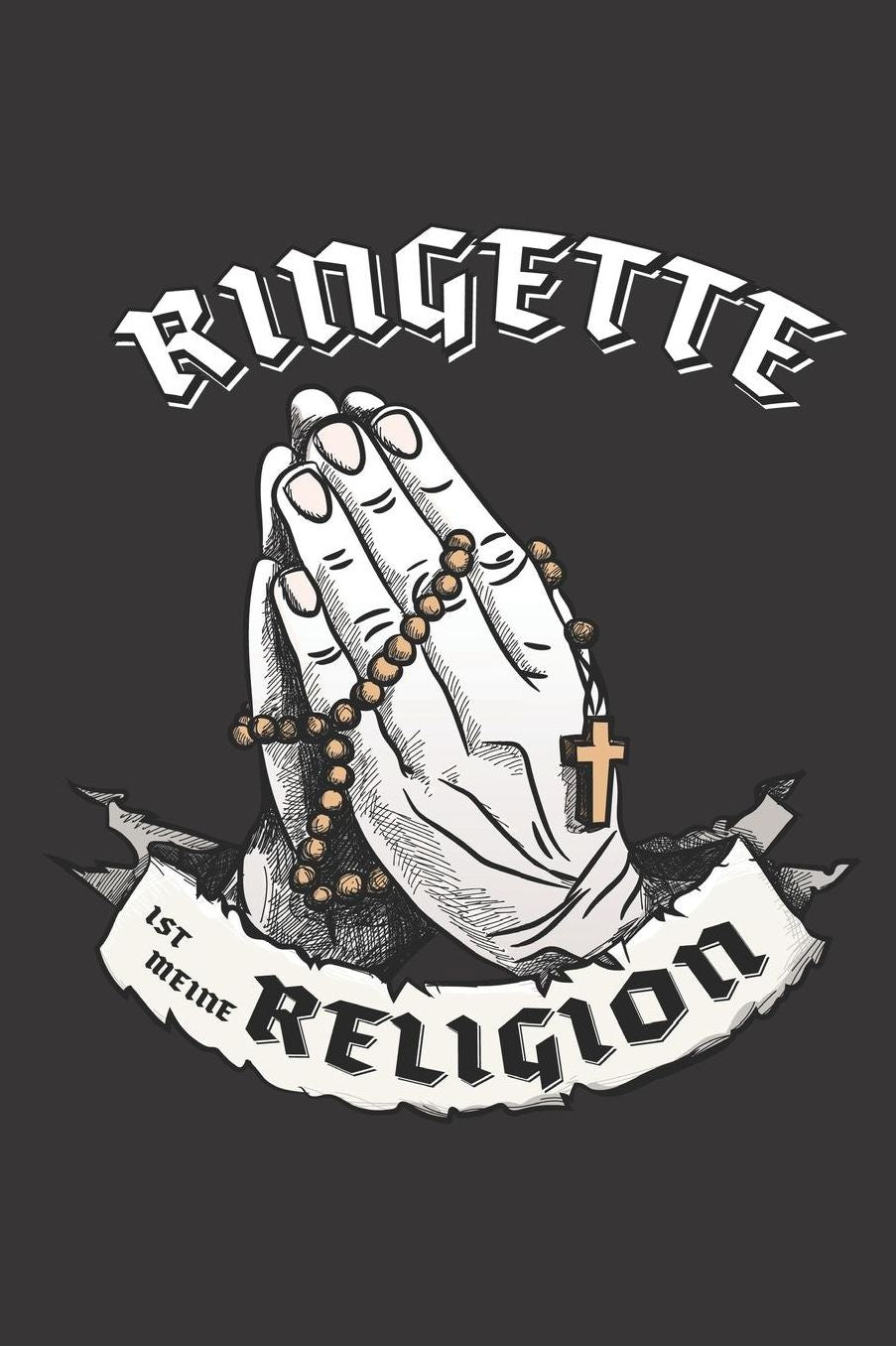 Ringette Ist Meine Religion: DIN A5 6x9 I 120 Seiten I Kariert I Notizbuch I Notizheft I Notizblock I Geschenk I Geschenkidee