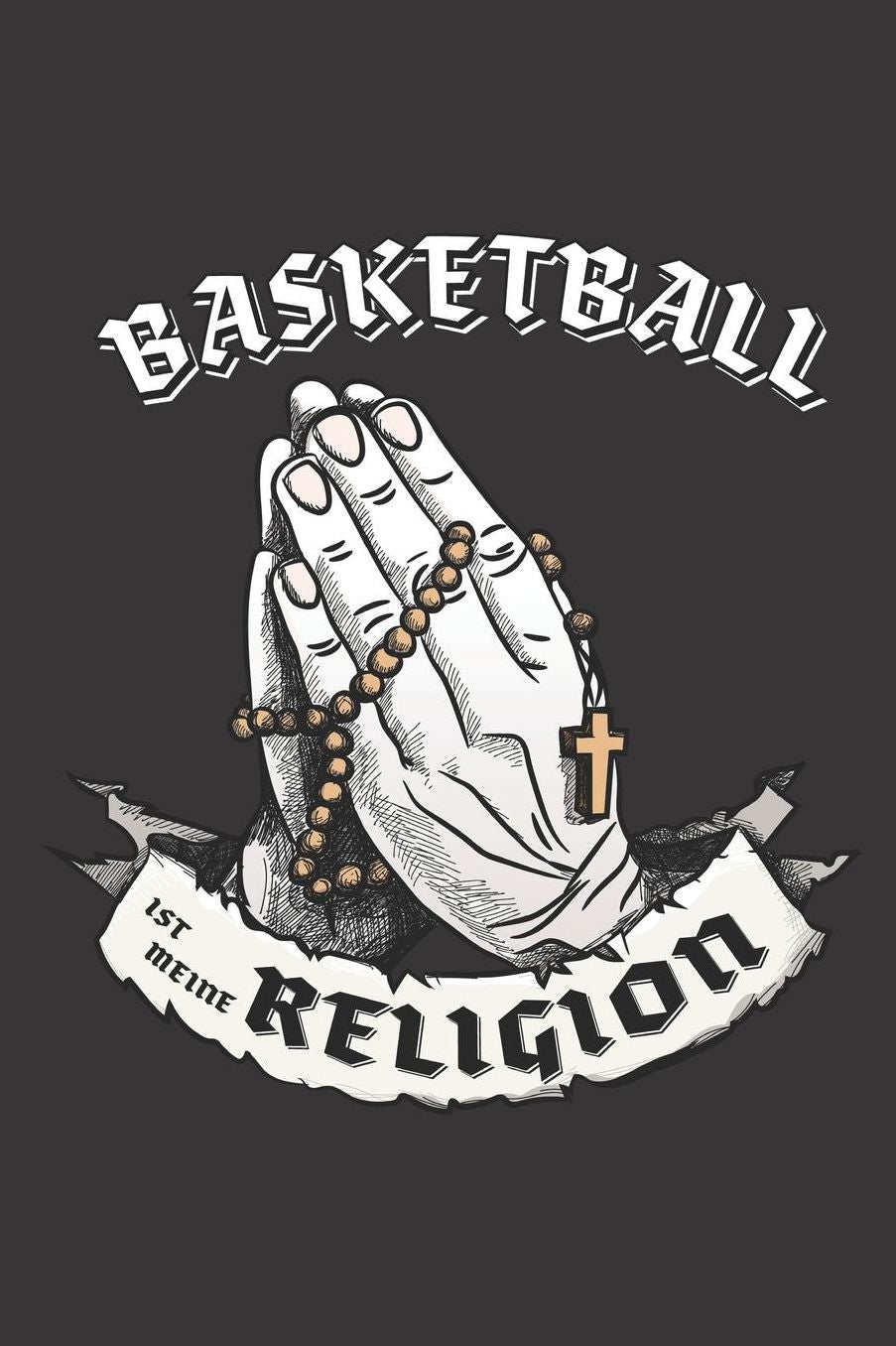 Basketball Ist Meine Religion: DIN A5 6x9 I 120 Seiten I Kariert I Notizbuch I Notizheft I Notizblock I Geschenk I Geschenkidee