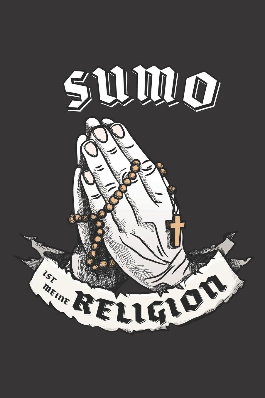 Sumo Ist Meine Religion: DIN A5 6x9 I 120 Seiten I Kariert I Notizbuch I Notizheft I Notizblock I Geschenk I Geschenkidee