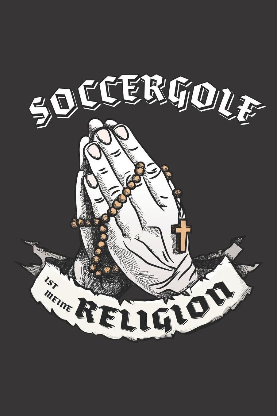 Soccergolf Ist Meine Religion: DIN A5 6x9 I 120 Seiten I Kariert I Notizbuch I Notizheft I Notizblock I Geschenk I Geschenkidee