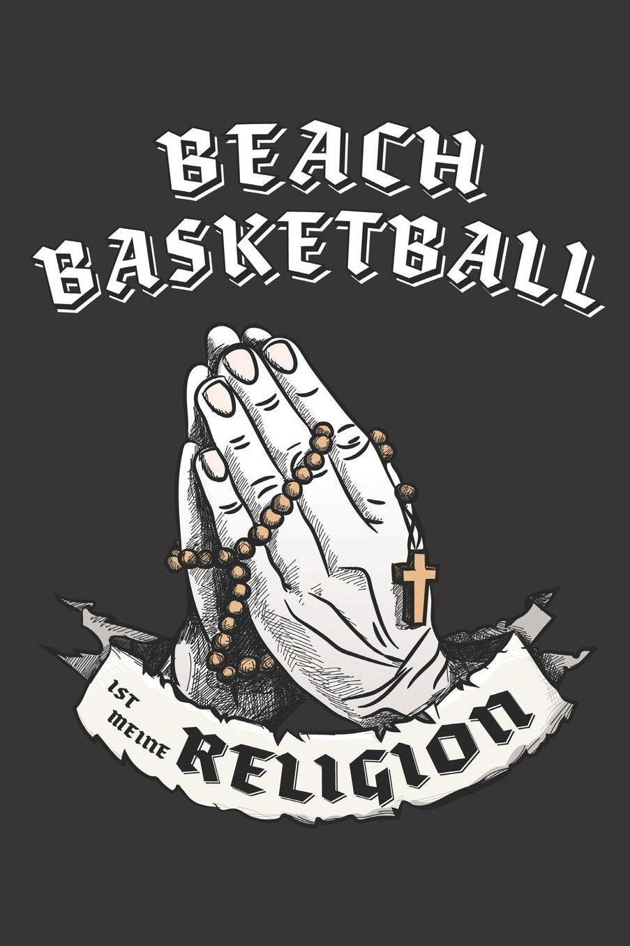 Beachbasketball Ist Meine Religion: DIN A5 6x9 I 120 Seiten I Kariert I Notizbuch I Notizheft I Notizblock I Geschenk I Geschenkidee