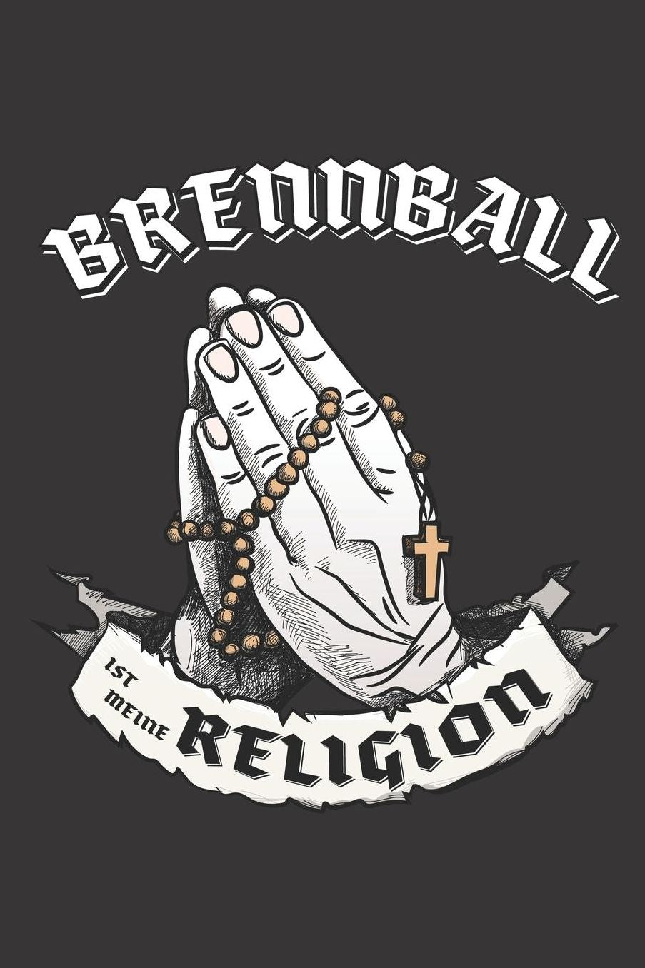 Brennball Ist Meine Religion: DIN A5 6x9 I 120 Seiten I Kariert I Notizbuch I Notizheft I Notizblock I Geschenk I Geschenkidee