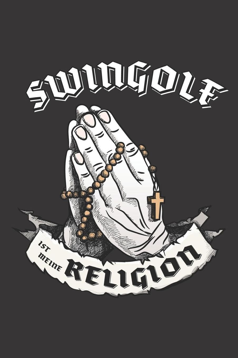Swingolf Ist Meine Religion: DIN A5 6x9 I 120 Seiten I Kariert I Notizbuch I Notizheft I Notizblock I Geschenk I Geschenkidee