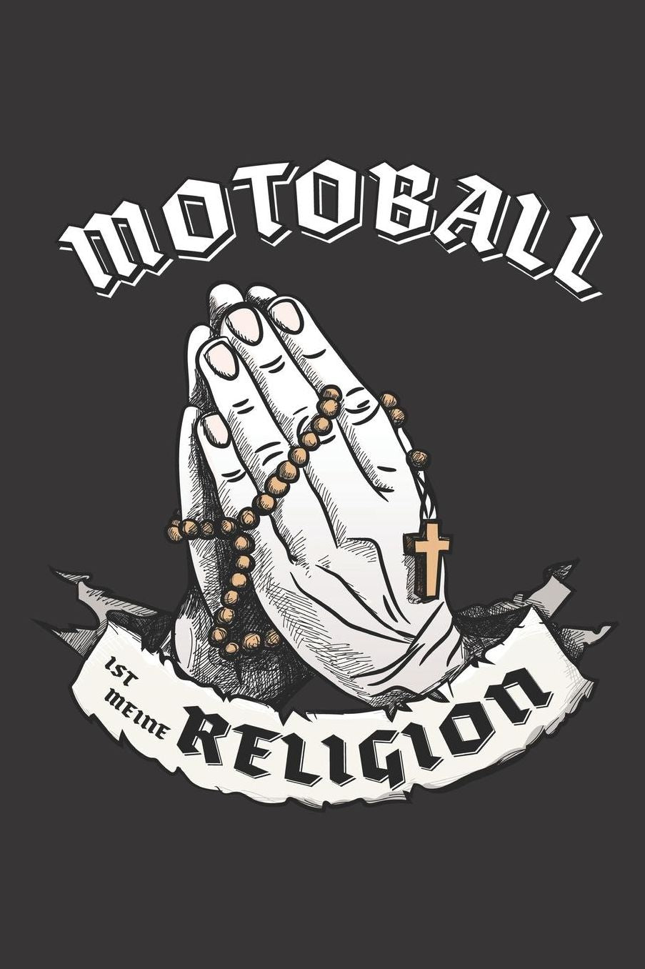 Motoball Ist Meine Religion: DIN A5 6x9 I 120 Seiten I Kariert I Notizbuch I Notizheft I Notizblock I Geschenk I Geschenkidee