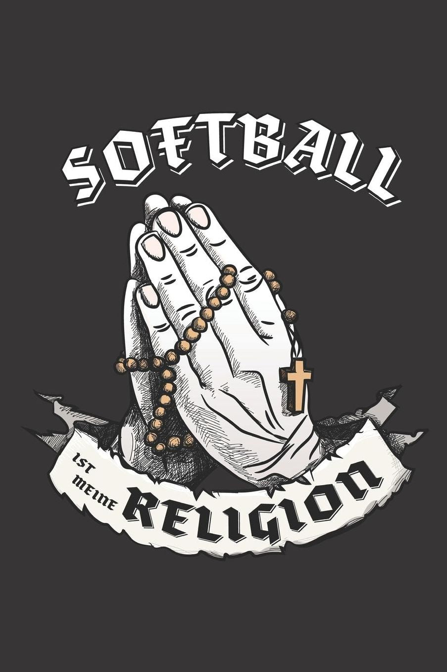 Softball Ist Meine Religion: DIN A5 6x9 I 120 Seiten I Kariert I Notizbuch I Notizheft I Notizblock I Geschenk I Geschenkidee